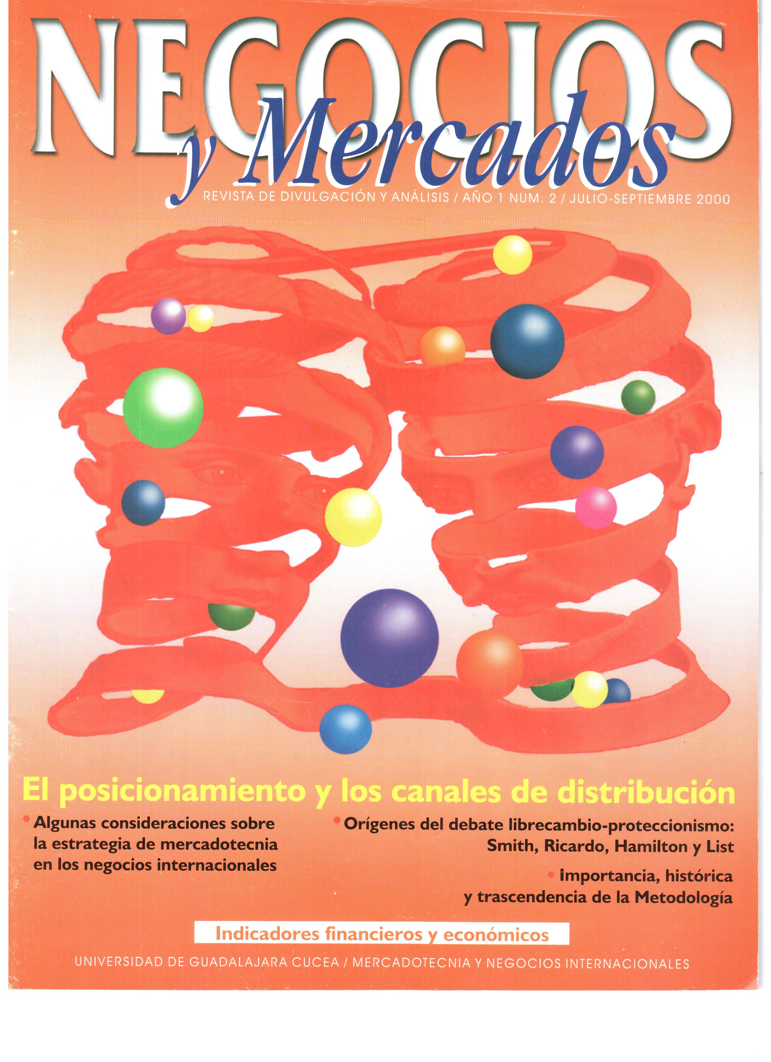 View No. 2 (1): Mercados y Negocios Julio-Diciembre 2000